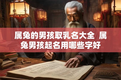 属兔的男孩取乳名大全 属兔男孩起名用哪些字好 属兔的男孩取乳名大全 属兔男孩起名用哪些字好