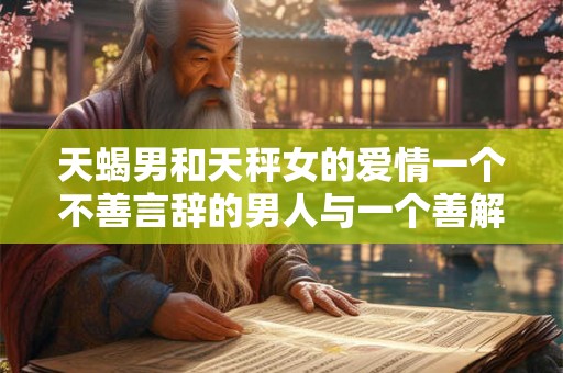 天蝎男和天秤女的爱情一个不善言辞的男人与一个善解人意的女人