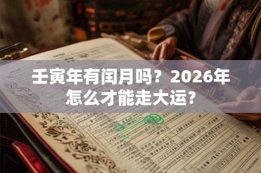 壬寅年有闰月吗？2026年怎么才能走大运？