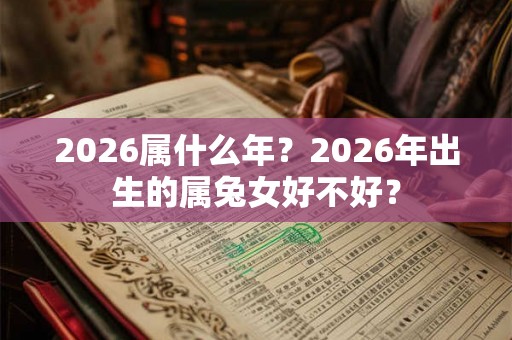 2026属什么年?2026年出生的属兔女好不好? 2026属什么年?2026年出生的属兔女好不好?