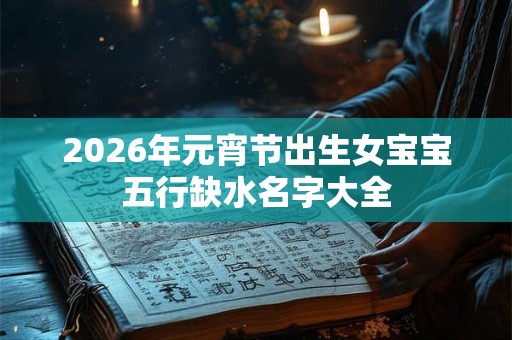 2026年元宵节出生女宝宝五行缺水名字大全 2026年元宵节出生女宝宝五行缺水名字大全