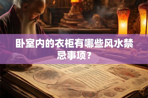 卧室内的衣柜有哪些风水禁忌事项？