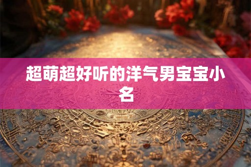 超萌超好听的洋气男宝宝小名 超萌超好听的洋气男宝宝小名
