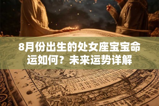8月份出生的处女座宝宝命运如何？未来运势详解