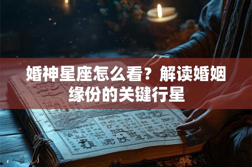 婚神星座怎么看？解读婚姻缘份的关键行星
