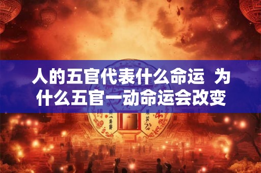 人的五官代表什么命运  为什么五官一动命运会改变