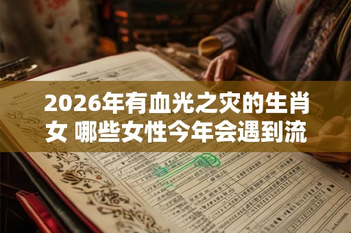 2026年有血光之灾的生肖女 哪些女性今年会遇到流血事故