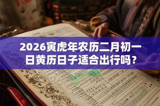 2026寅虎年农历二月初一日黄历日子适合出行吗？