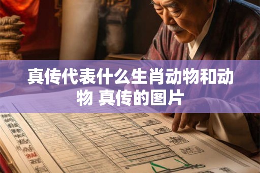 真传代表什么生肖动物和动物 真传的图片