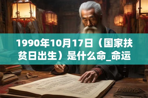 1990年10月17日（国家扶贫日出生）是什么命_命运如何