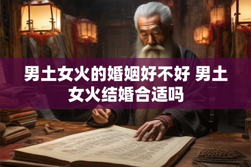 男土女火的婚姻好不好 男土女火结婚合适吗