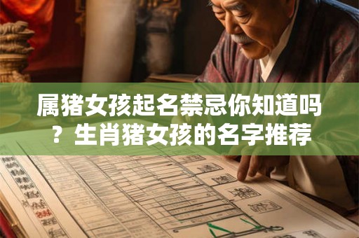 属猪女孩起名禁忌你知道吗？生肖猪女孩的名字推荐
