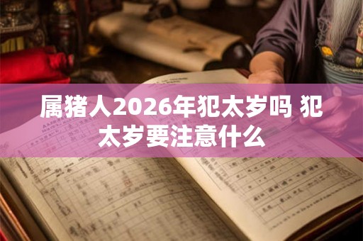 属猪人2026年犯太岁吗 犯太岁要注意什么 属猪人2026年犯太岁吗 犯太岁要注意什么
