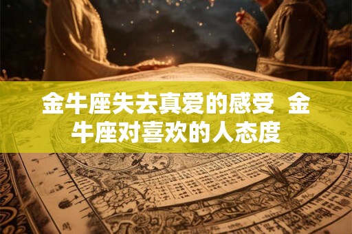 金牛座失去真爱的感受 金牛座对喜欢的人态度 金牛座失去真爱的感受 金牛座对喜欢的人态度