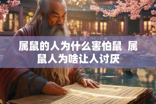 属鼠的人为什么害怕鼠 属鼠人为啥让人讨厌 属鼠的人为什么害怕鼠 属鼠人为啥让人讨厌