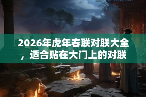 2026年虎年春联对联大全，适合贴在大门上的对联