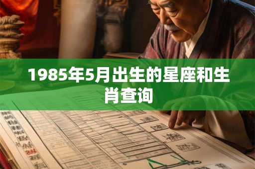 1985年5月出生的星座和生肖查询 1985年5月出生的星座和生肖查询