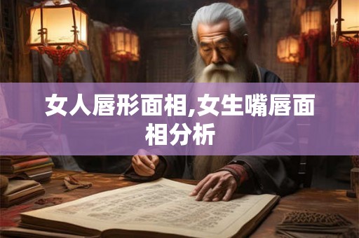 女人唇形面相,女生嘴唇面相分析