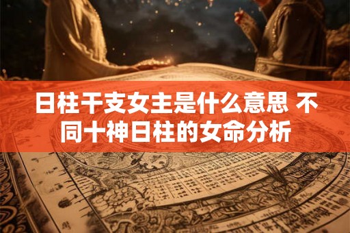 日柱干支女主是什么意思 不同十神日柱的女命分析