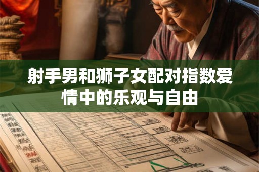 射手男和狮子女配对指数爱情中的乐观与自由 射手男和狮子女配对指数爱情中的乐观与自由