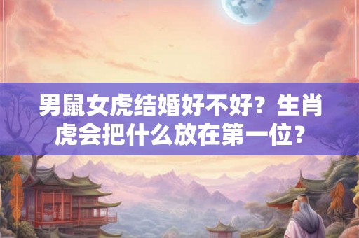 男鼠女虎结婚好不好？生肖虎会把什么放在第一位？
