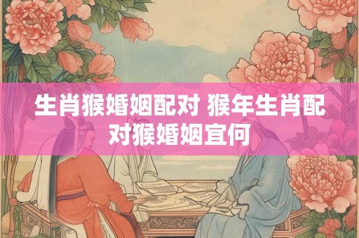 生肖猴婚姻配对 猴年生肖配对猴婚姻宜何