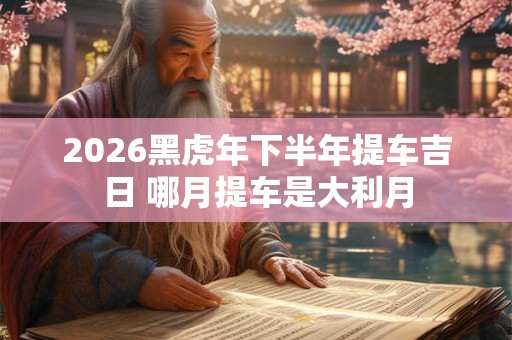 2026黑虎年下半年提车吉日 哪月提车是大利月 2026黑虎年下半年提车吉日 哪月提车是大利月