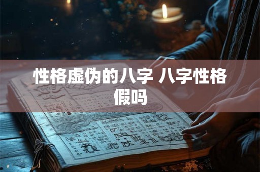 性格虚伪的八字 八字性格假吗