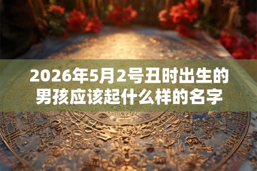 2026年5月2号丑时出生的男孩应该起什么样的名字