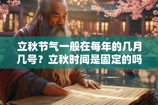 立秋节气一般在每年的几月几号?立秋时间是固定的吗? 立秋节气一般在每年的几月几号?立秋时间是固定的吗?