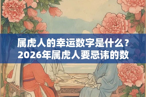 属虎人的幸运数字是什么?2026年属虎人要忌讳的数字是什么? 属虎人的幸运数字是什么?2026年属虎人要忌讳的数字是什么?