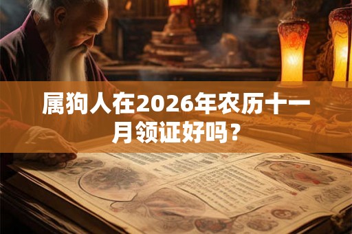 属狗人在2026年农历十一月领证好吗？
