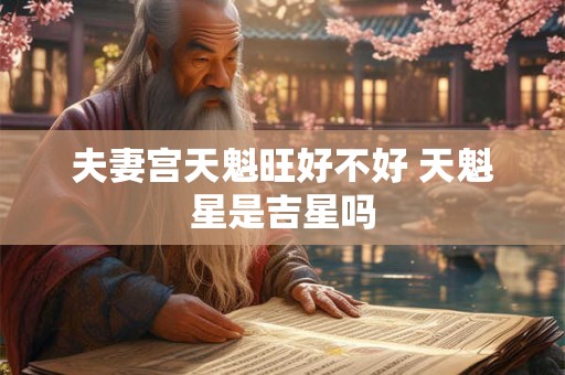 夫妻宫天魁旺好不好 天魁星是吉星吗