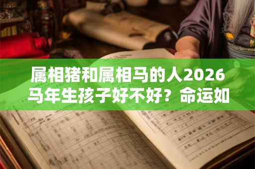 属相猪和属相马的人2026马年生孩子好不好？命运如何？