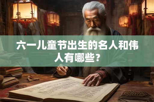 六一儿童节出生的名人和伟人有哪些? 六一儿童节出生的名人和伟人有哪些?