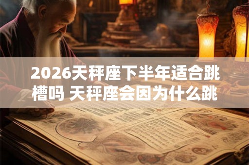 2026天秤座下半年适合跳槽吗 天秤座会因为什么跳槽 2026天秤座下半年适合跳槽吗 天秤座会因为什么跳槽