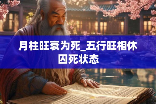 月柱旺衰为死_五行旺相休囚死状态 月柱旺衰为死_五行旺相休囚死状态