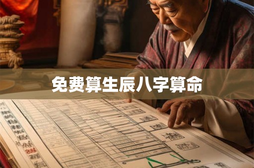 免费算生辰八字算命