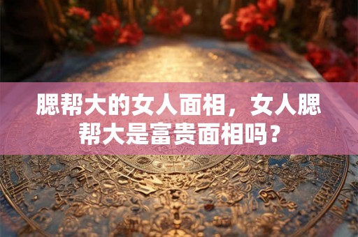 腮帮大的女人面相,女人腮帮大是富贵面相吗? 腮帮大的女人面相,女人腮帮大是富贵面相吗?