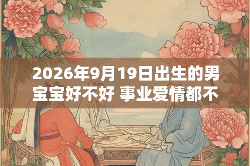 2026年9月19日出生的男宝宝好不好 事业爱情都不错