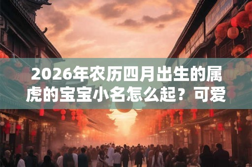 2026年农历四月出生的属虎的宝宝小名怎么起？可爱虎宝宝小名推荐