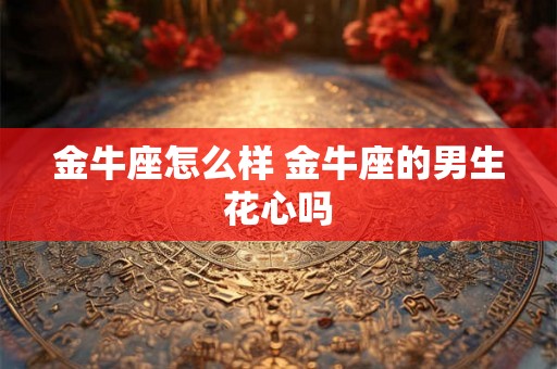 金牛座怎么样 金牛座的男生花心吗