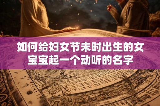 如何给妇女节未时出生的女宝宝起一个动听的名字