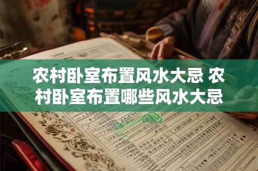 农村卧室布置风水大忌 农村卧室布置哪些风水大忌 农村卧室布置风水大忌 农村卧室布置哪些风水大忌