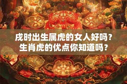戌时出生属虎的女人好吗？生肖虎的优点你知道吗？