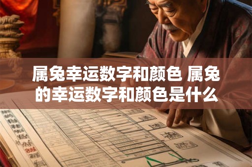 属兔幸运数字和颜色 属兔的幸运数字和颜色是什么