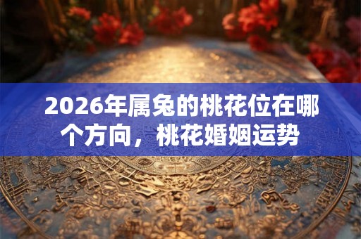 2026年属兔的桃花位在哪个方向,桃花婚姻运势 2026年属兔的桃花位在哪个方向,桃花婚姻运势