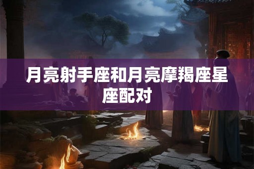 月亮射手座和月亮摩羯座星座配对