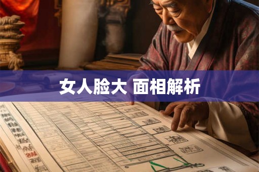 女人脸大 面相解析 女人脸大 面相解析