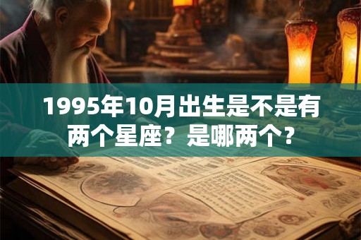 1995年10月出生是不是有两个星座？是哪两个？